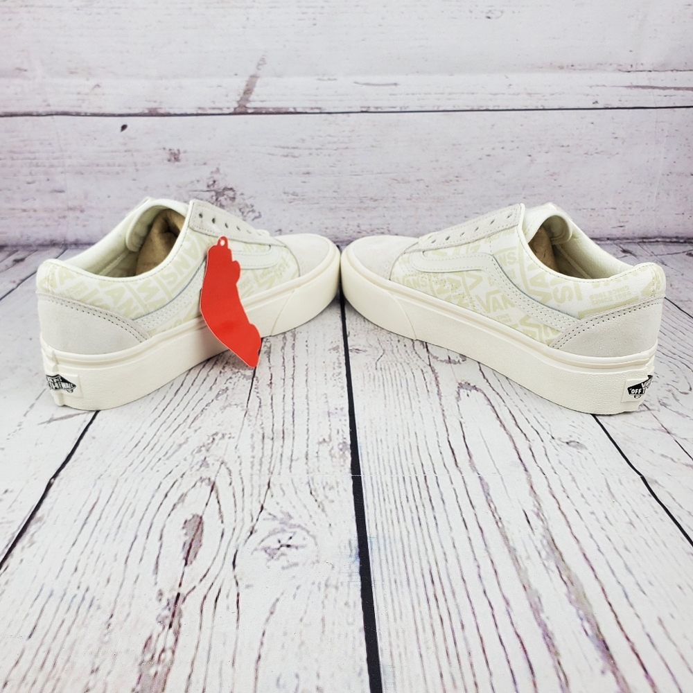 *Sold New Van's 66 Old Skool Platform Marshmallow - Picture 6 of 9
